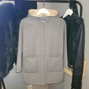 Wool blend coat